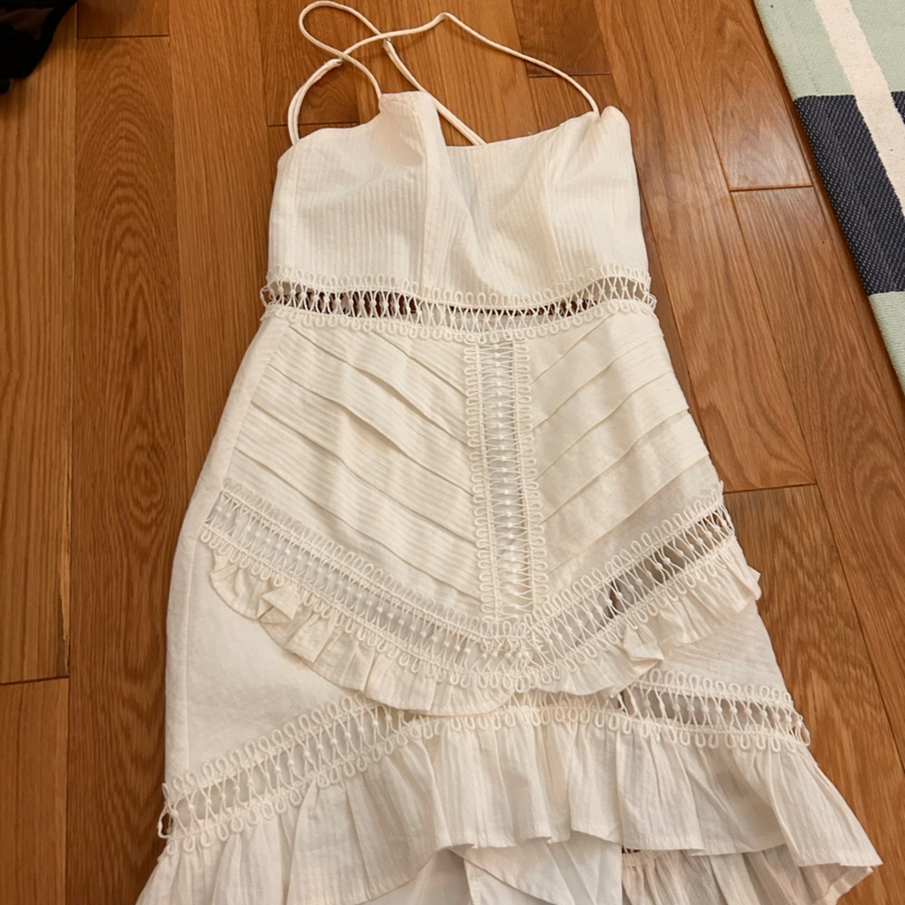 White hello Molly dress
